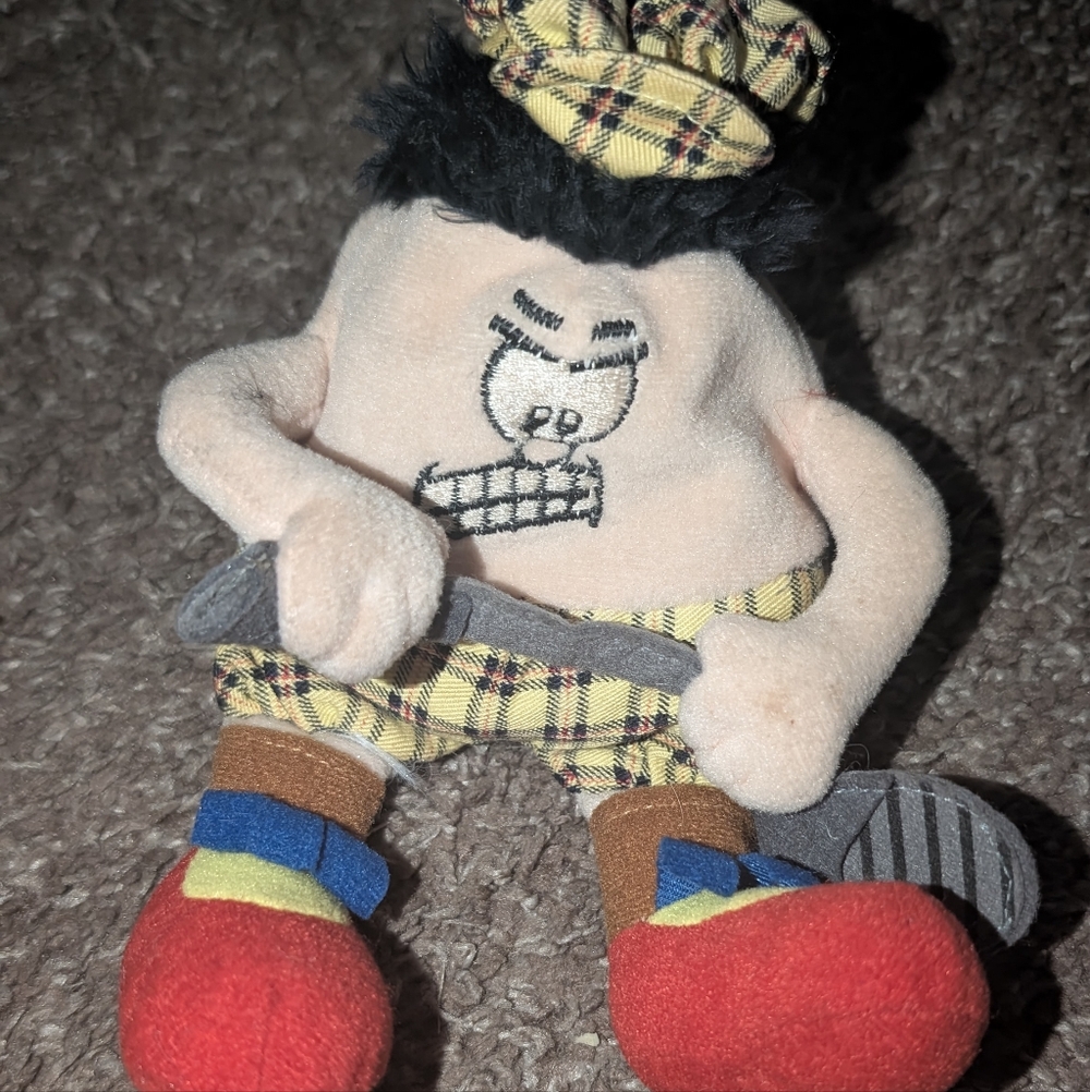 This is a vintage 1998 Silly Slammers Sports #33 McDuff the Golfer bean bag